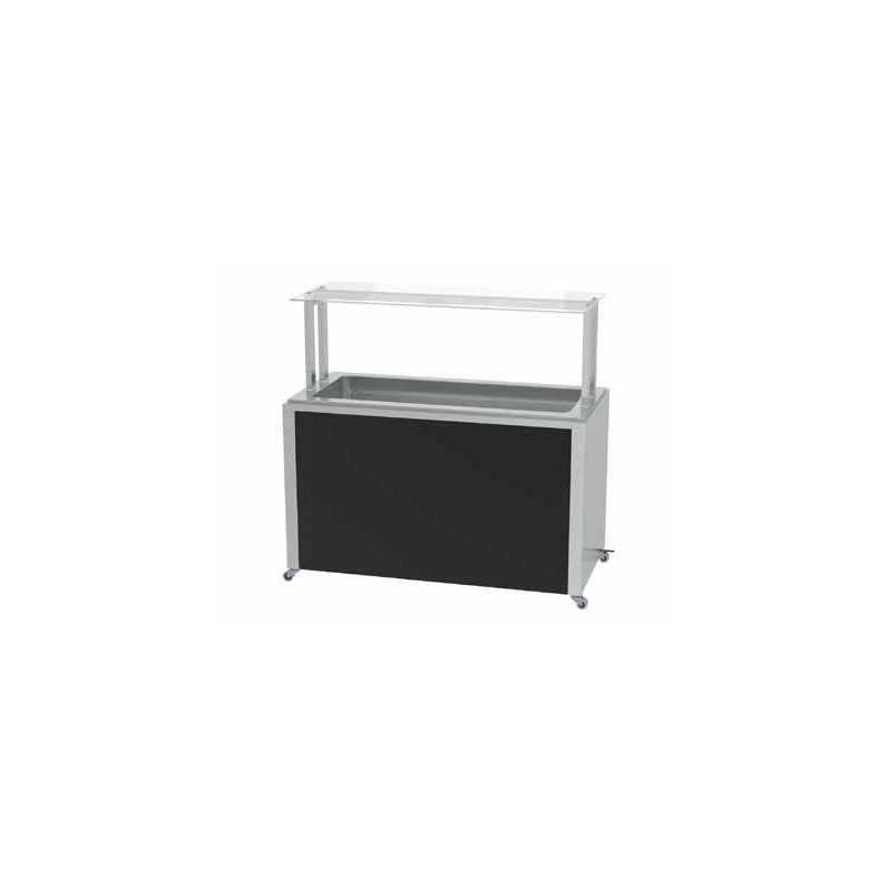 Fribuffet cuba freda ventilada 3 GN 1/1 amb estructura